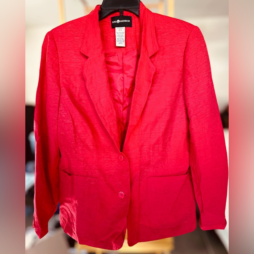Sag Harbor Red Women’s Blazer